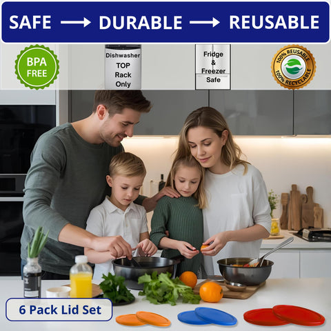 Klare Ware 4 cup red lid demonstrates durable, stain-resistant surface.