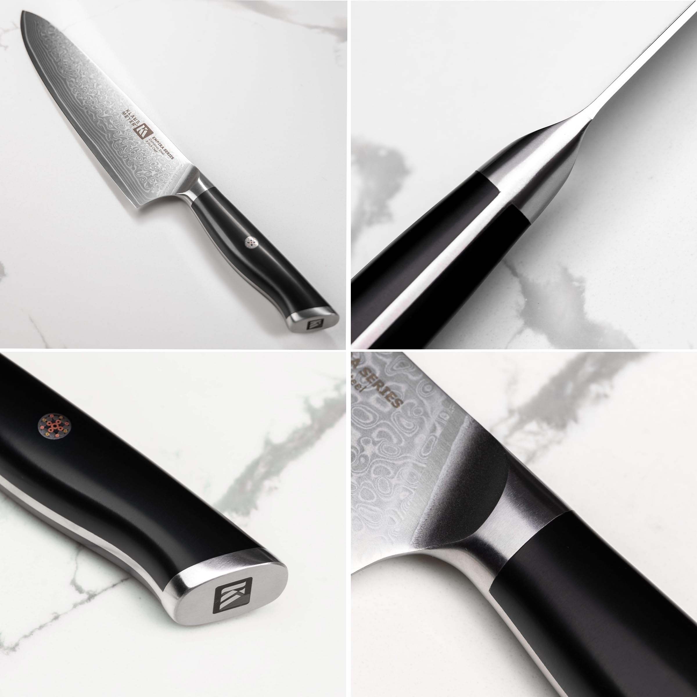 Klaus Meyer ergonomic handle design offers comfortable prep for extended sessions.