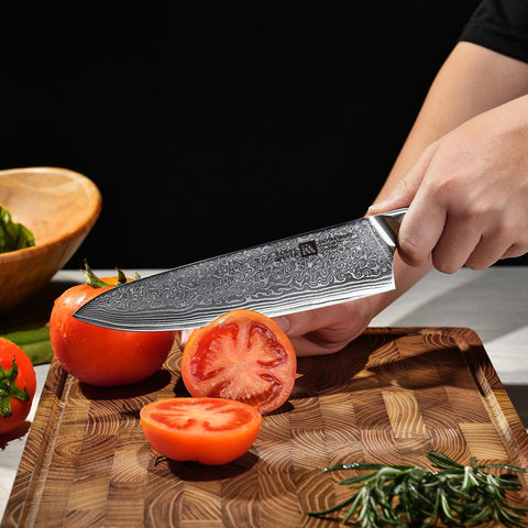 Klaus Meyer mosaic rivet handle adds comfort and distinctive style.