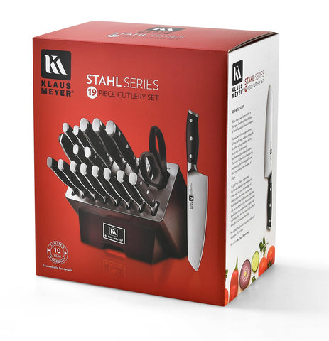 Klaus Meyer Stahl 8-inch sharpening rod keeps blades sharp