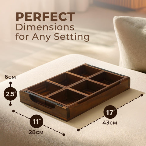 Klavio counter display tray helps keep snacks organized and visible.