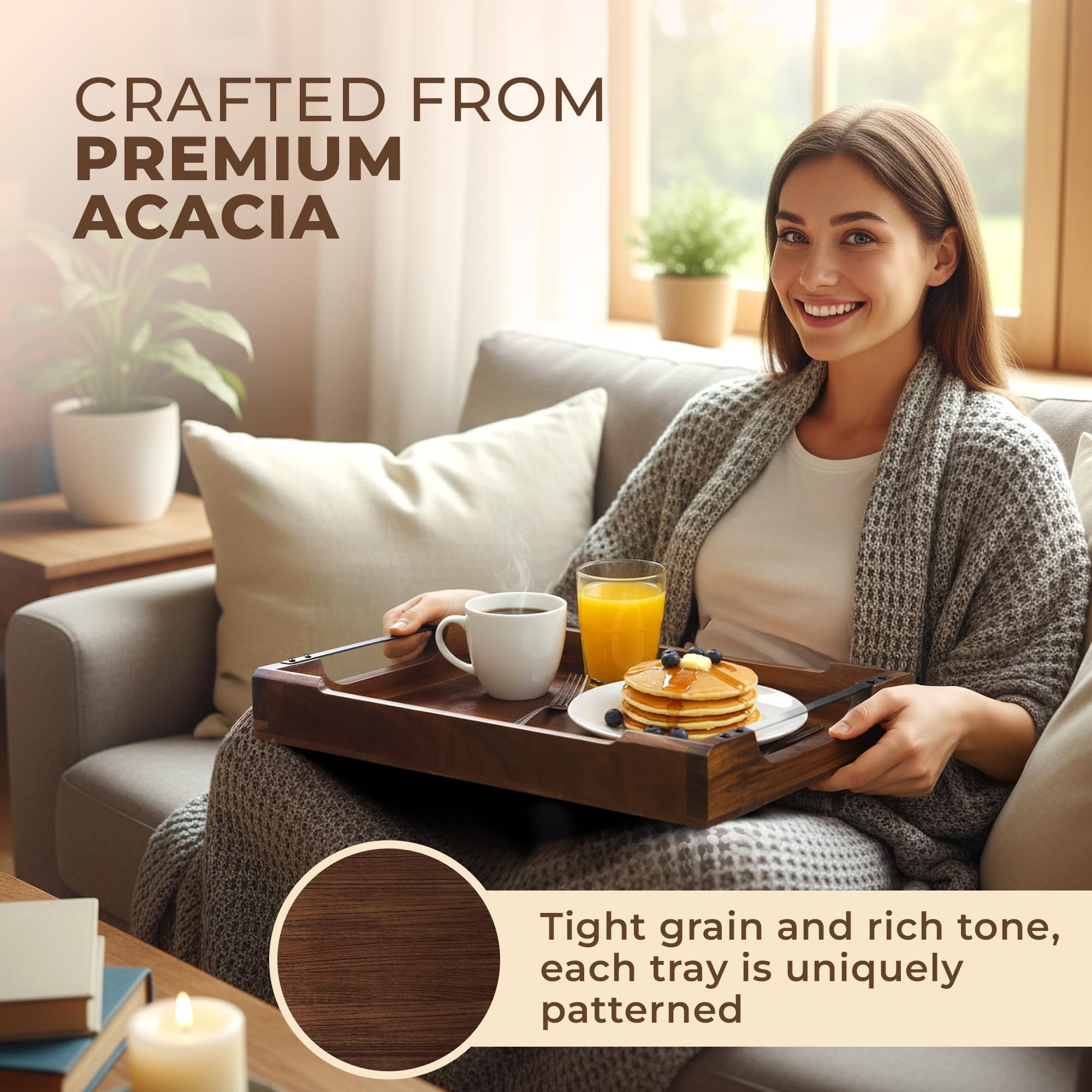 Klavio gift-ready serving tray adds style to parties and home entertaining.