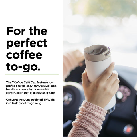 Klean Kanteen TKWide Café Cap is BPA-free and food-safe.