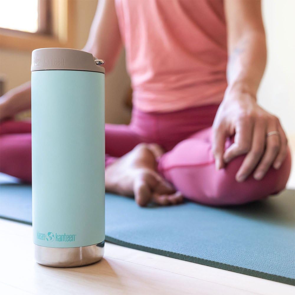 Klean Kanteen TKWide Café Cap shows dishwasher-safe, easy-clean design for busy days.