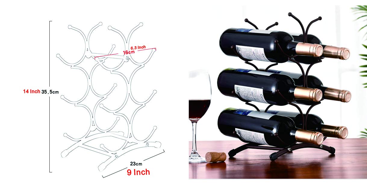KLGO display-ready rack on kitchen counter enhances home bar aesthetics and keeps bottles within reach