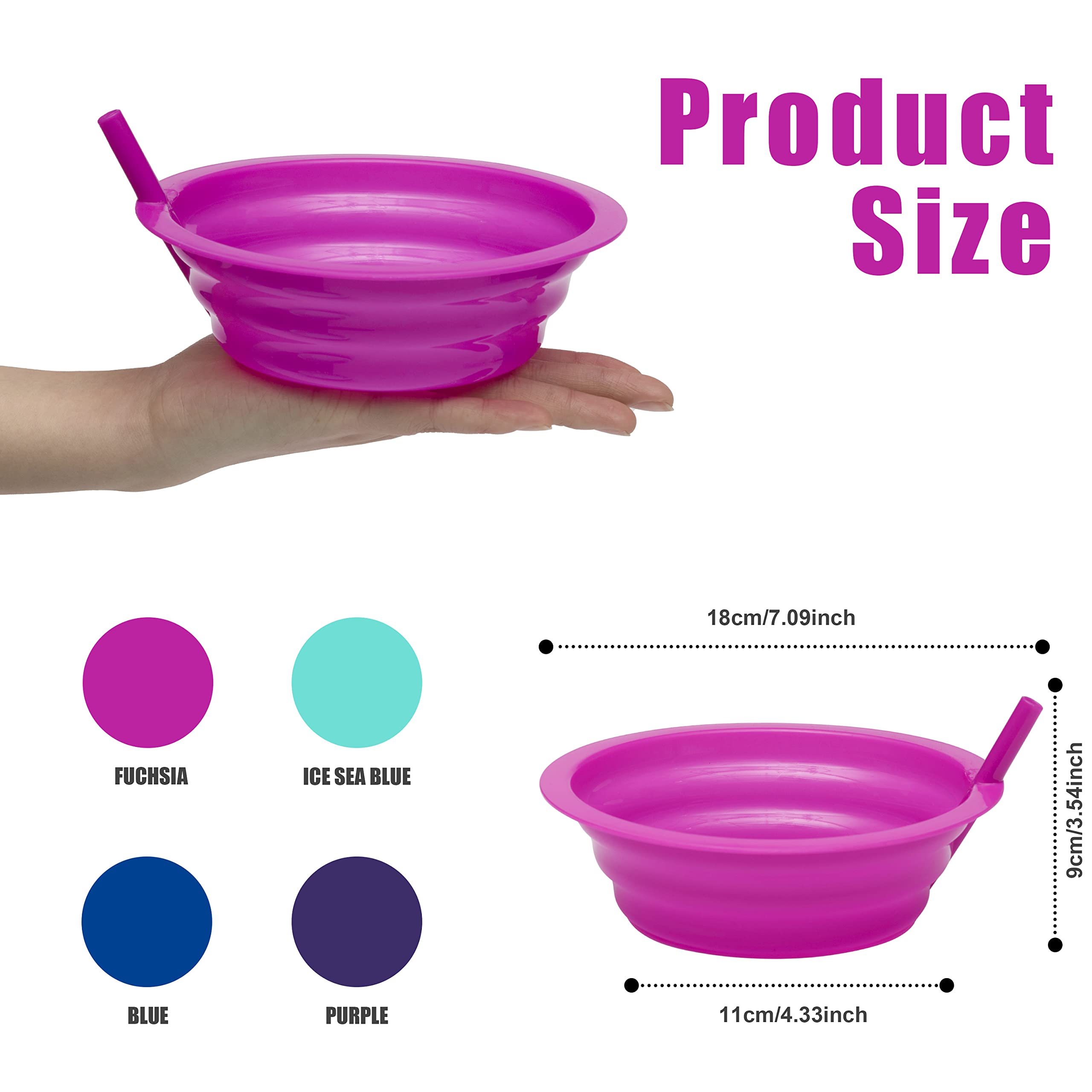 Klickpick Home 22 oz kids sippy bowls show durable, break-resistant design for toddlers.