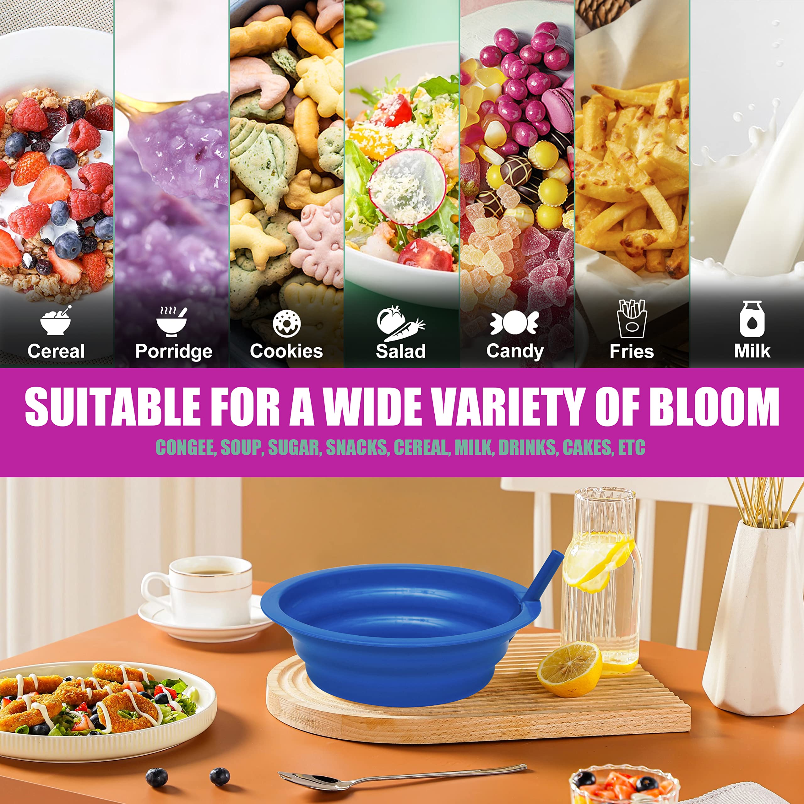 Klickpick Home easy-clean bowls simplify after-meal cleanup for families.