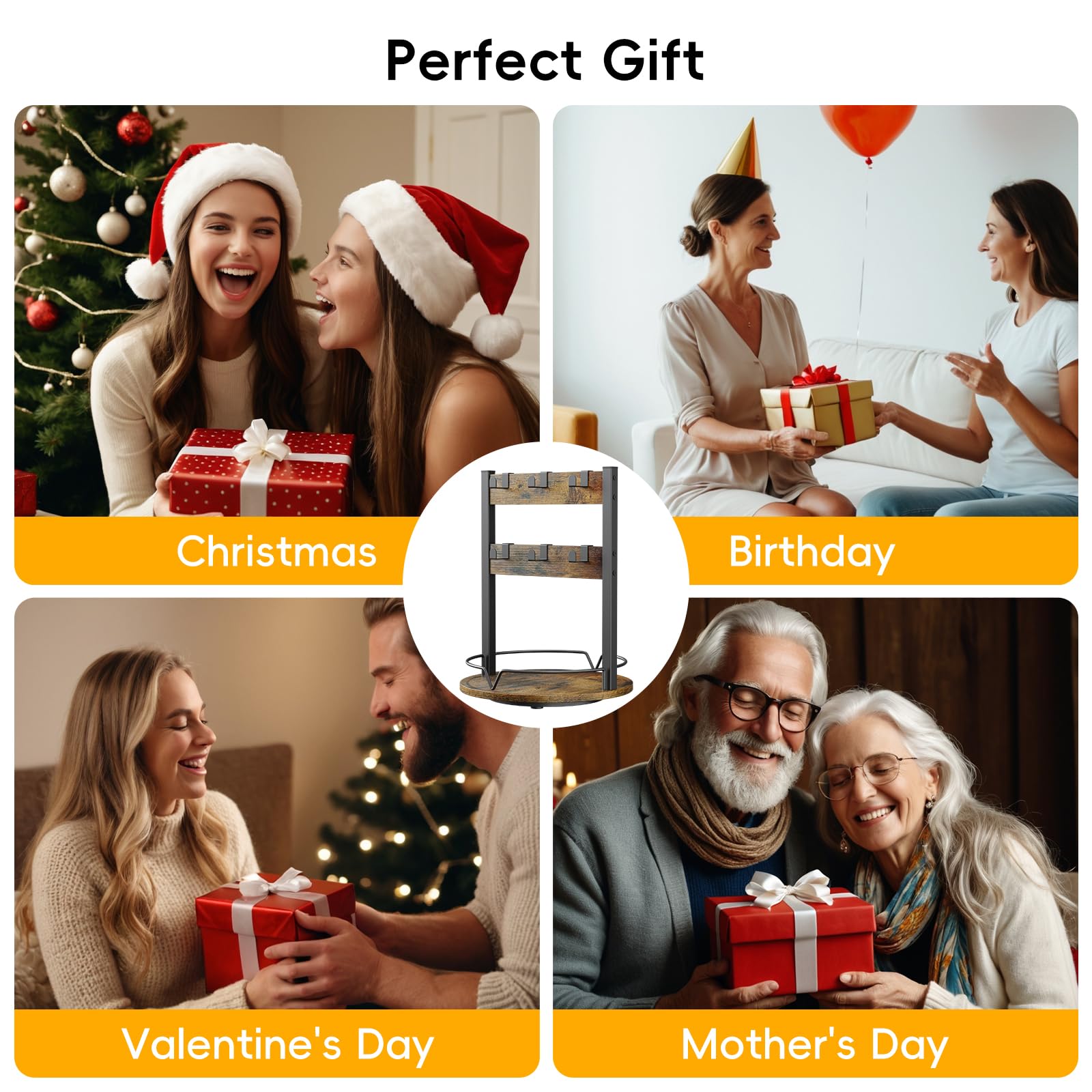 KLM home kitchen mug display keeps your collection accessible and visible.