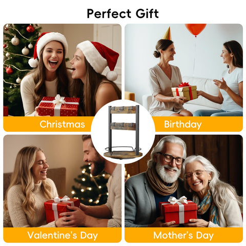 KLM home kitchen mug display keeps your collection accessible and visible.