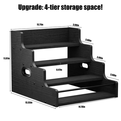 KLM mini bar stand portable with built-in handles for quick repositioning