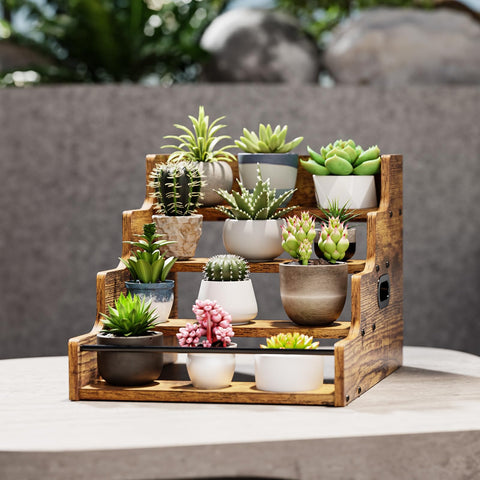 KLM Side-handles portable bar shelf enabling easy transport around the kitchen.