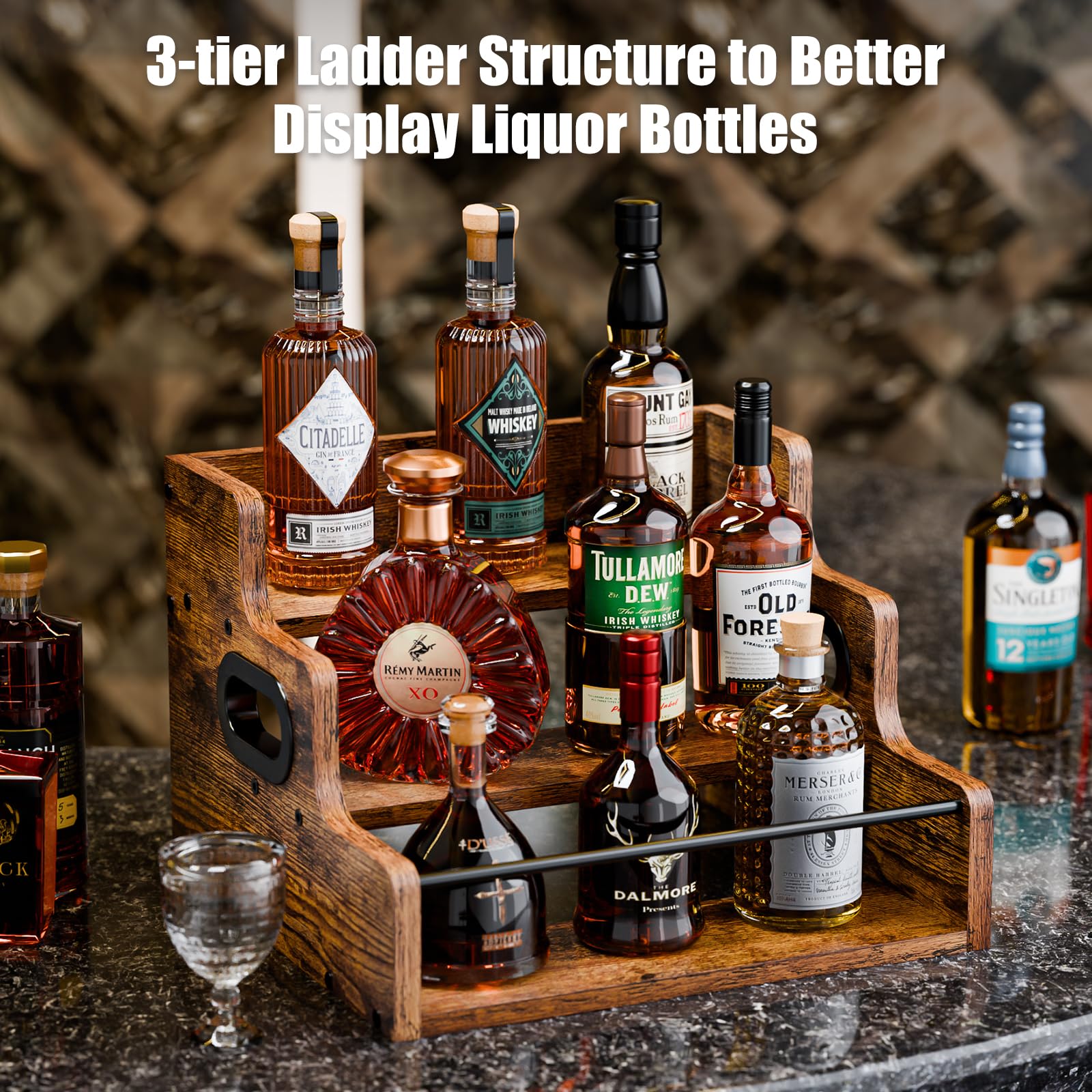 KLM wine and syrup storage complements coffee stations and mixed drinks
