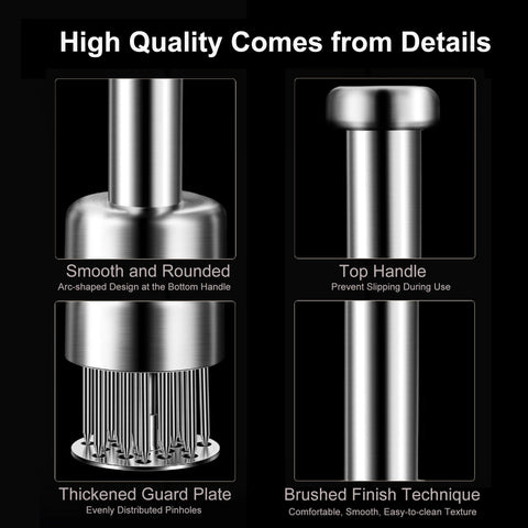 Easy-clean design makes Kloahmo tenderizer suitable for steaks, poultry, and pork
