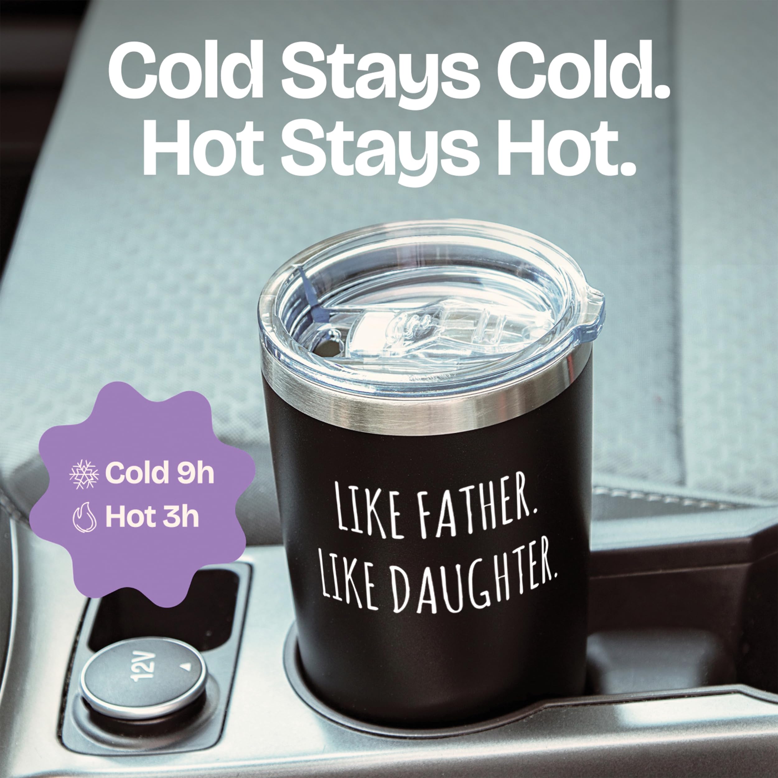KLUBI travel mug with sip-friendly design for on-the-go routines.