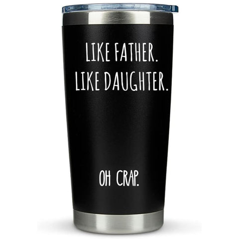 KLUBI dad tumbler with leakproof lid for travel and daily use.