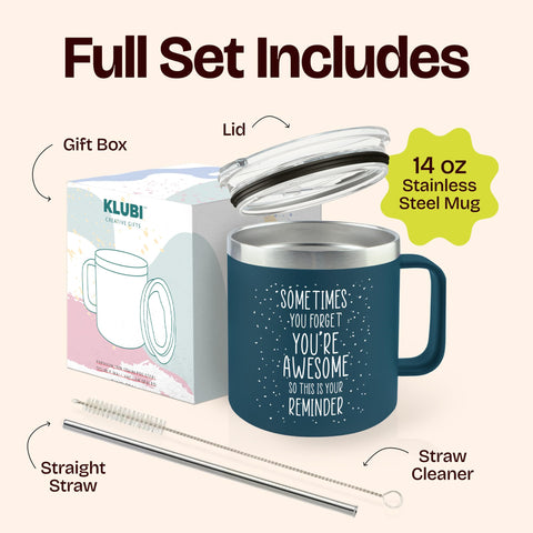 KLUBI gift packaging emphasizes ready-to-gift presentation for birthdays and anniversaries.