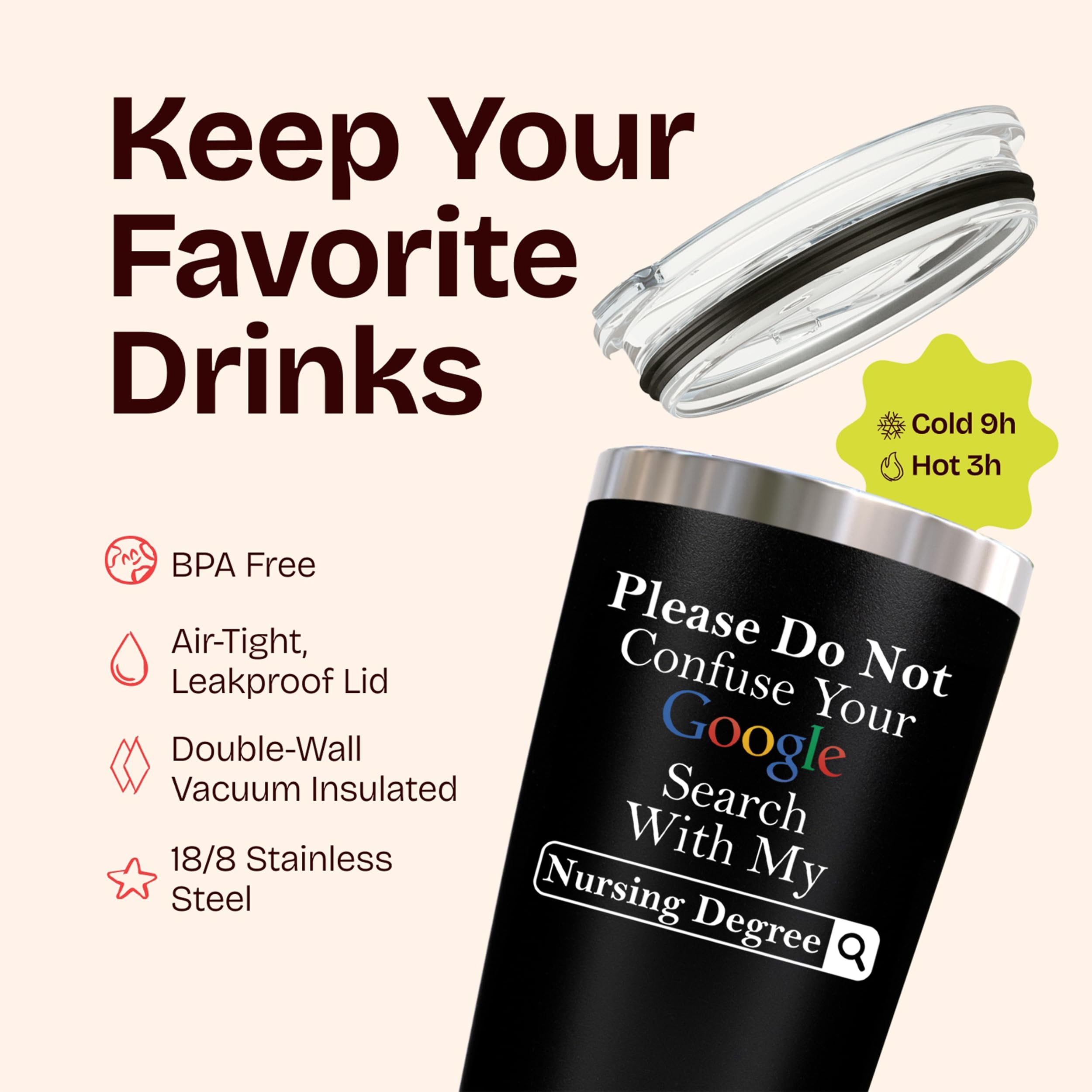 KLUBI nurse tumbler BPA-free design supports safe daily use