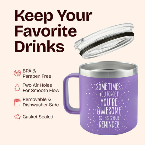 KLUBI purple birthday gift for women suitable for mom, sister, or friend