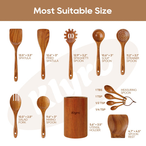 KLYRO fried spatula sturdy heat‑resistant for sautéing