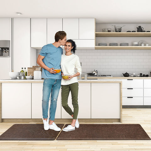 KMAT ergonomic kitchen mat supports posture during long tasks.