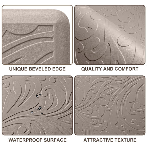 KMAT khaki color blends with any decor while you stand.