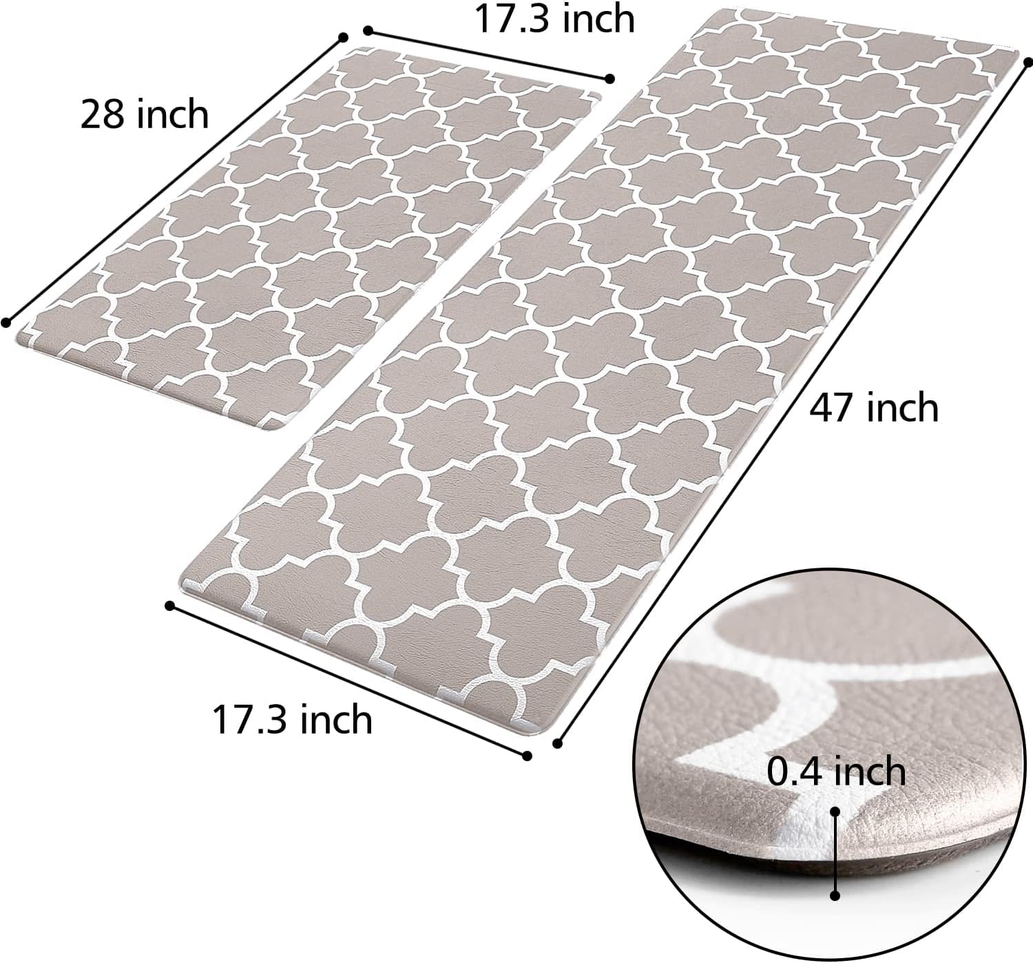 KMAT anti-fatigue foam mat close-up showing ergonomic cushioning