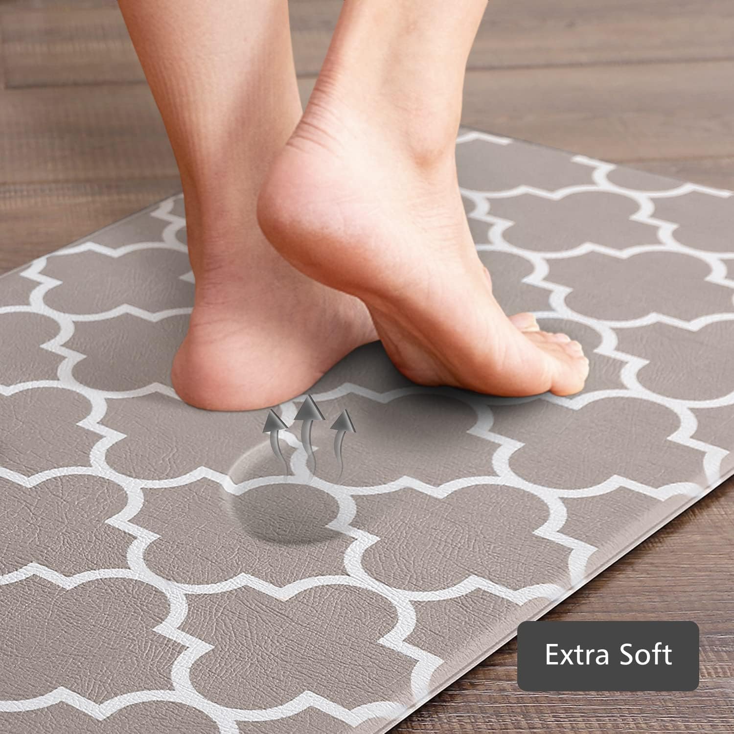 KMAT kitchen mat in front of sink, extra standing space for chores