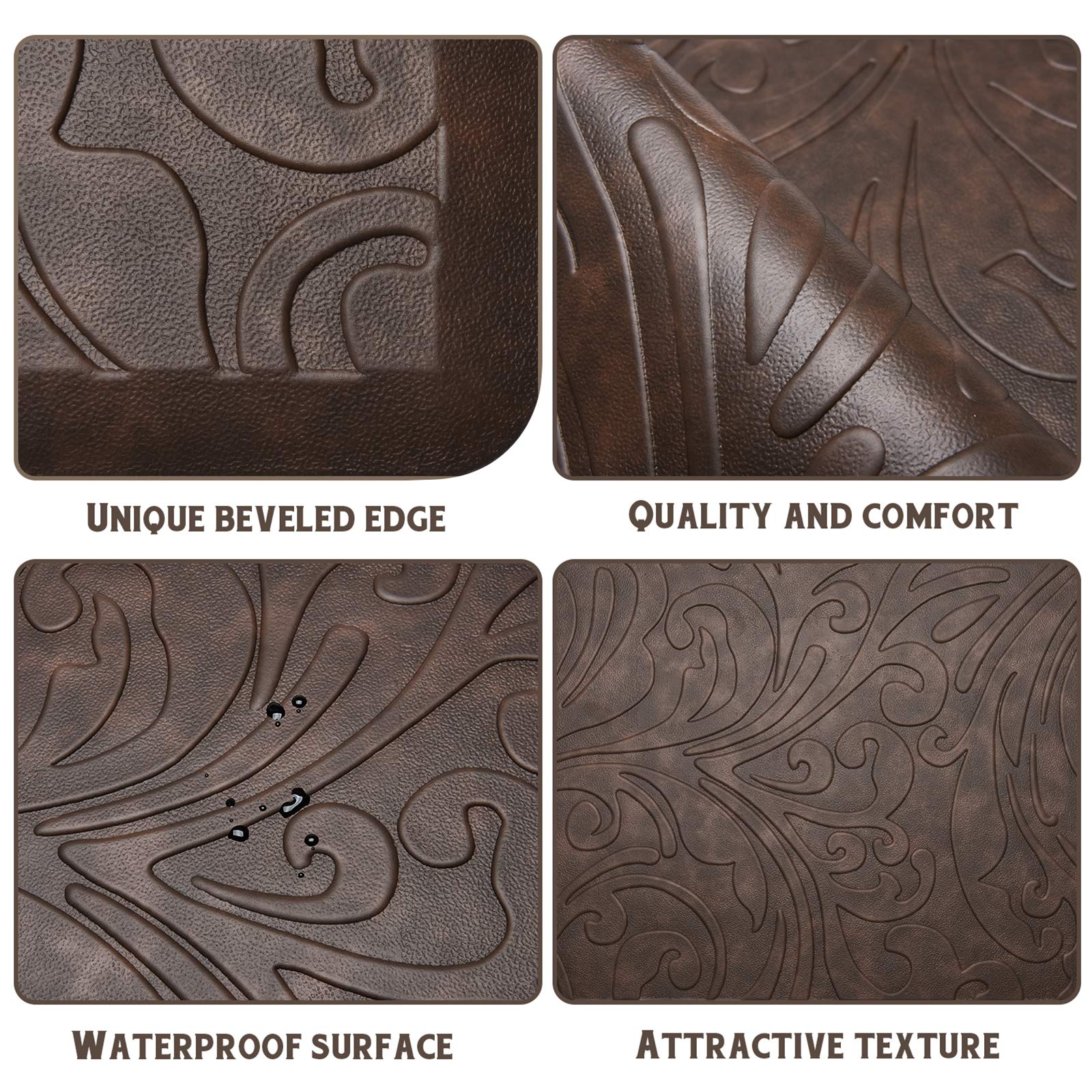 KMAT Kitchen Mat large area provides ample space for multi-tasking.