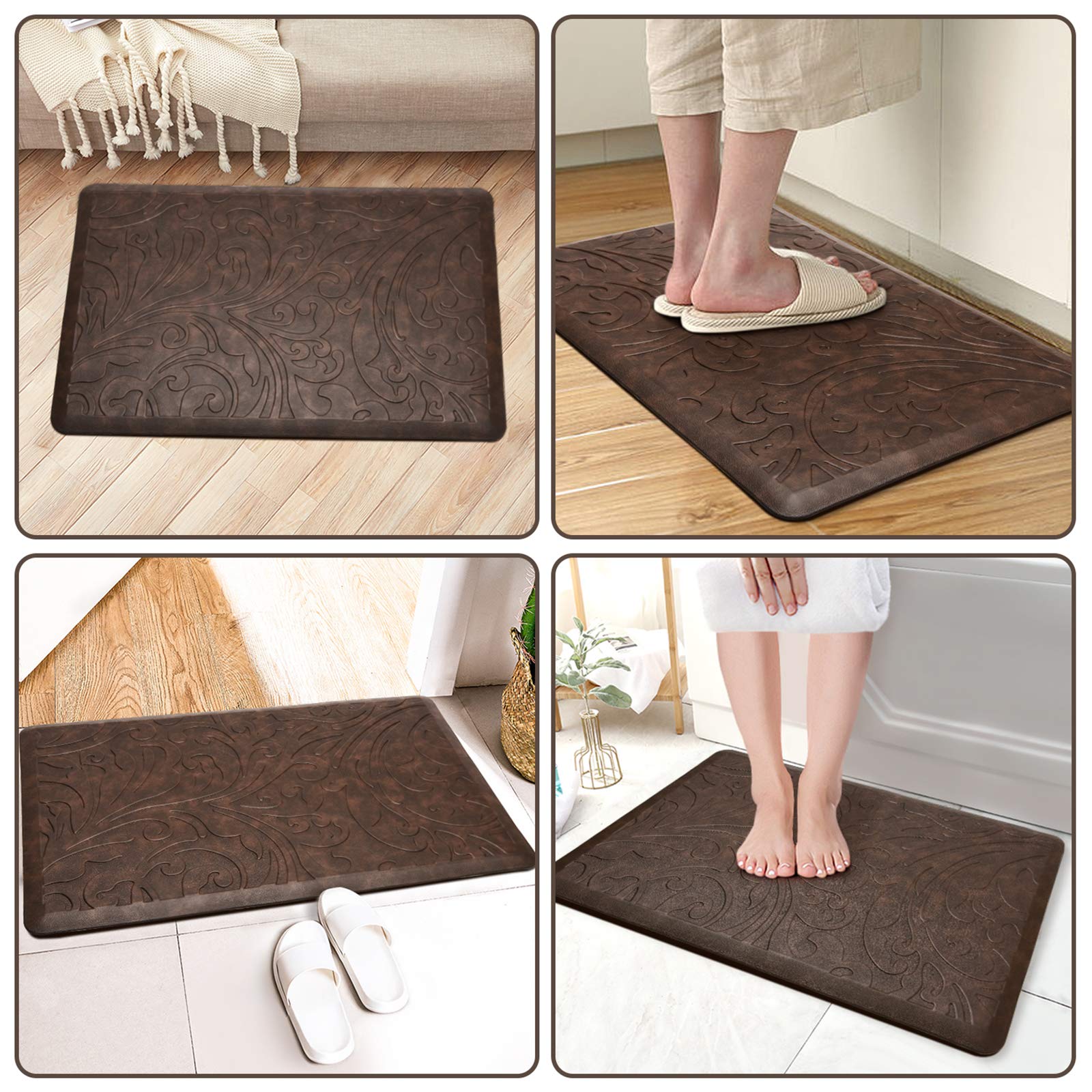 KMAT large mat covers kitchen, laundry, or desk areas for busy homes