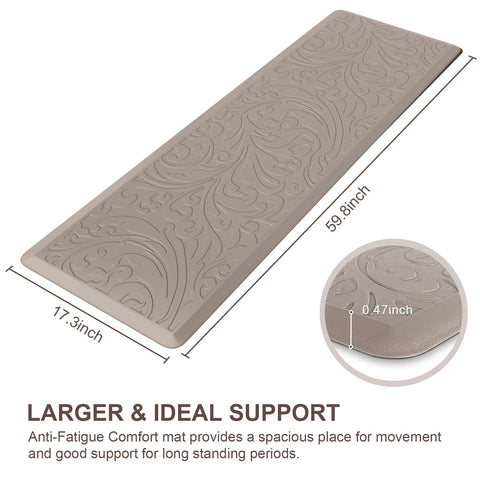 KMAT waterproof surface protects floors during sink and dish tasks.