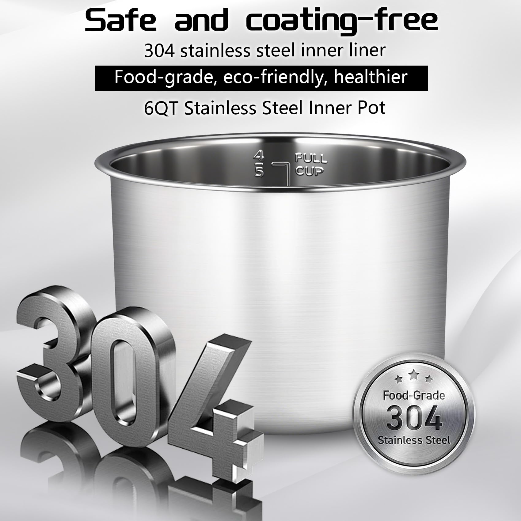 KMHGD 6 Qt inner pot after-sales support highlights reliable service and replacement options.