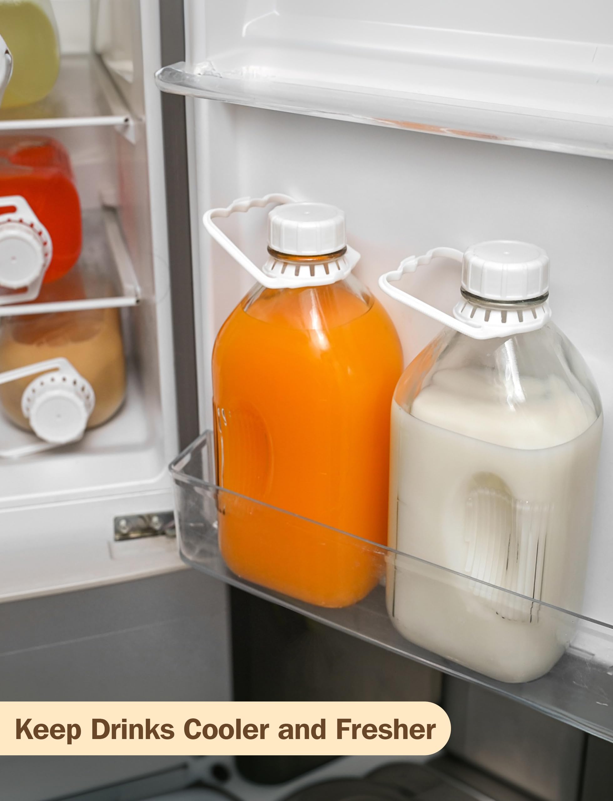 KMIGRUAN glass bottle is dishwasher-safe for simple cleaning.