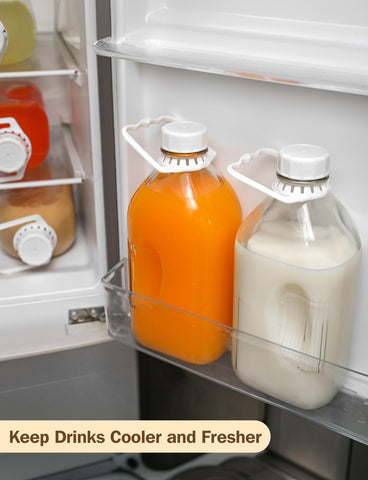 KMIGRUAN glass bottle is dishwasher-safe for simple cleaning.