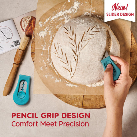 KNEADACE blade storage on metal surface helps keep your kitchen organized.