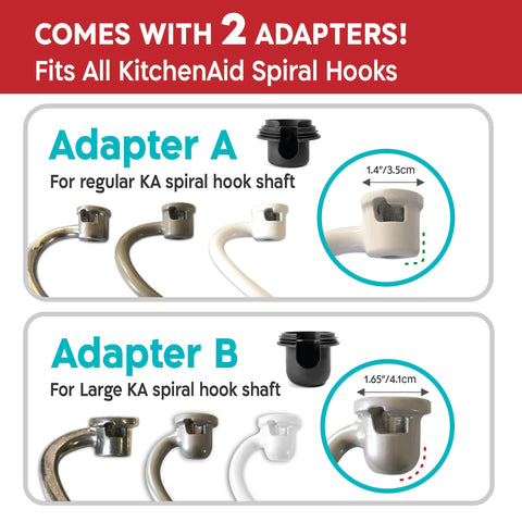 KNEADACE compatible with KA bowl-lift 5/6/7/8 qt mixers