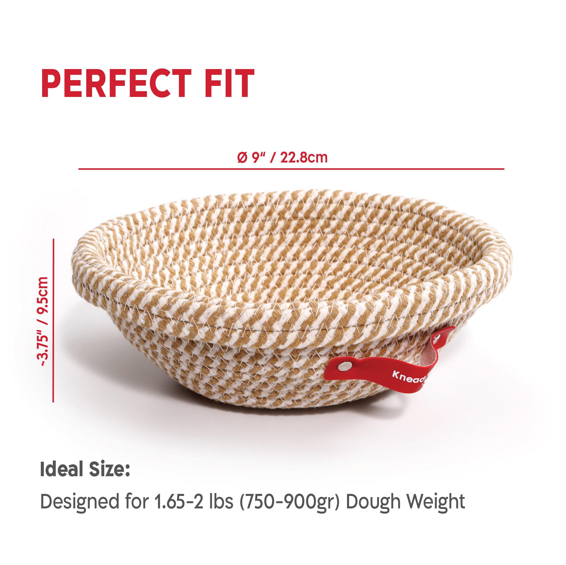 KNEADACE easy-clean kit includes baskets, liners, and covers for busy kitchens