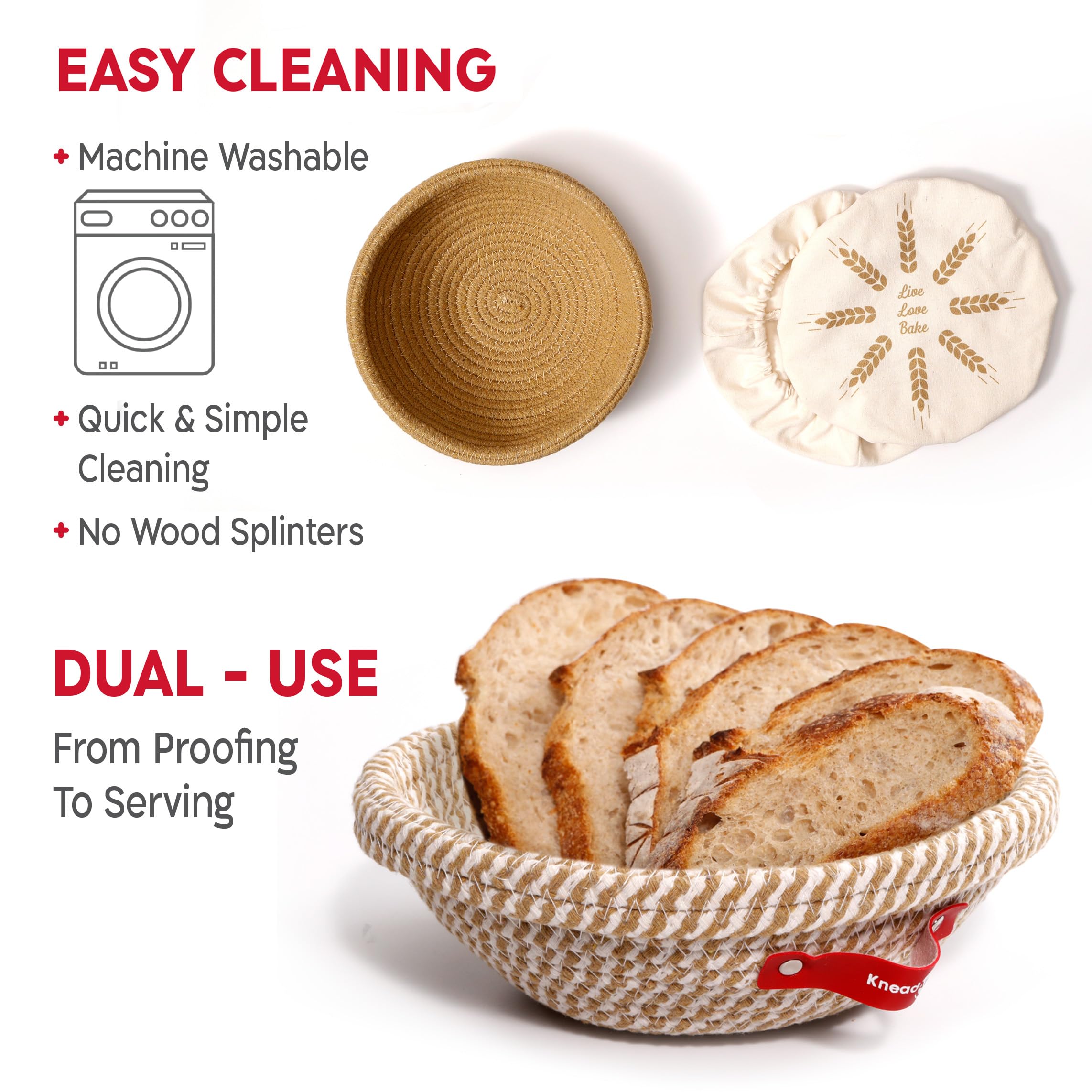 KNEADACE magnetic bread lame for precise dough scoring.