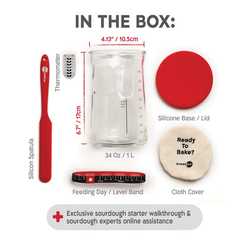 KNEADACE Pro silicone cover doubles as fridge storage and anti-slip base.
