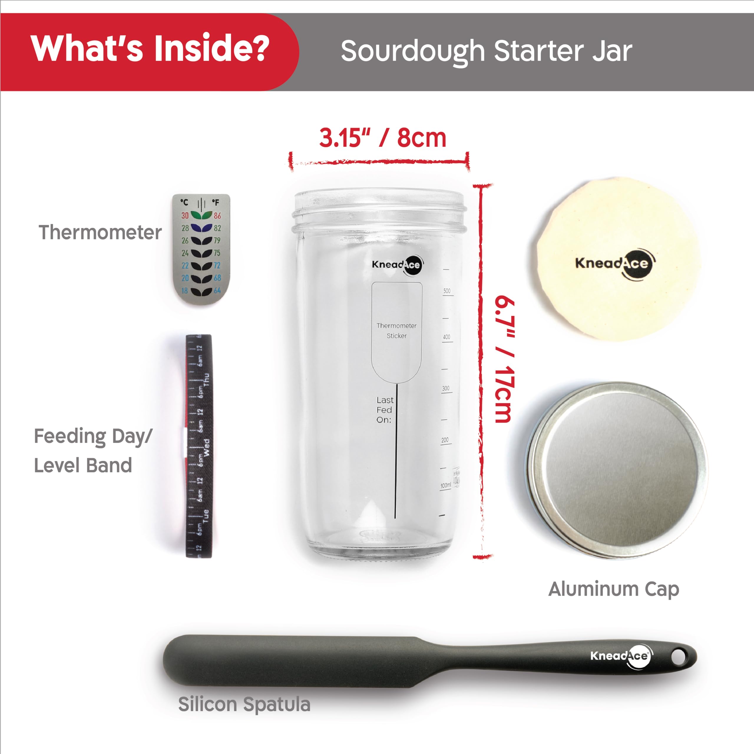 KNEADACE jar scraper simplifies stirring and scraping inside the jar