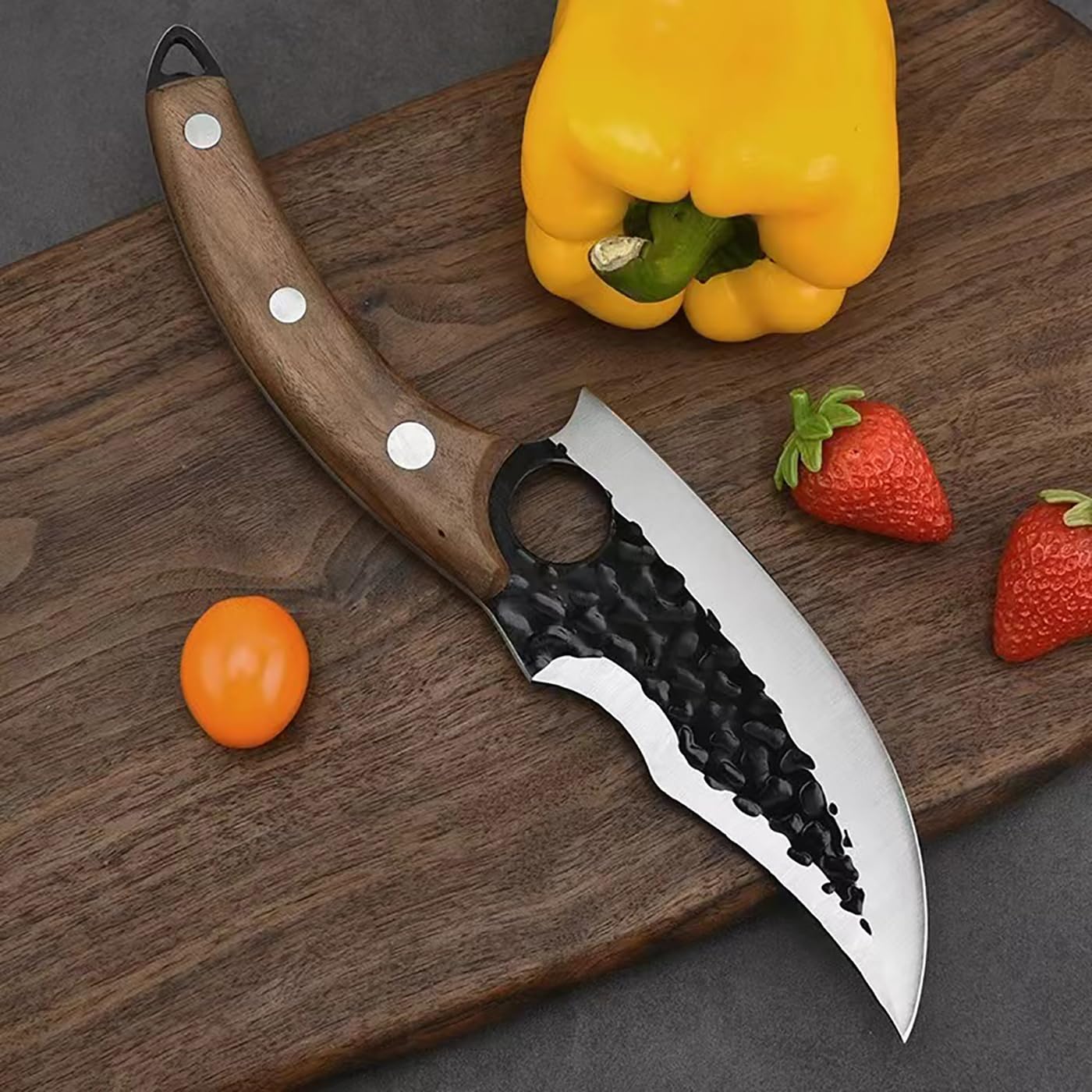 KNIFAST ergonomic seamless handle for comfortable, non-slip grip during prepping