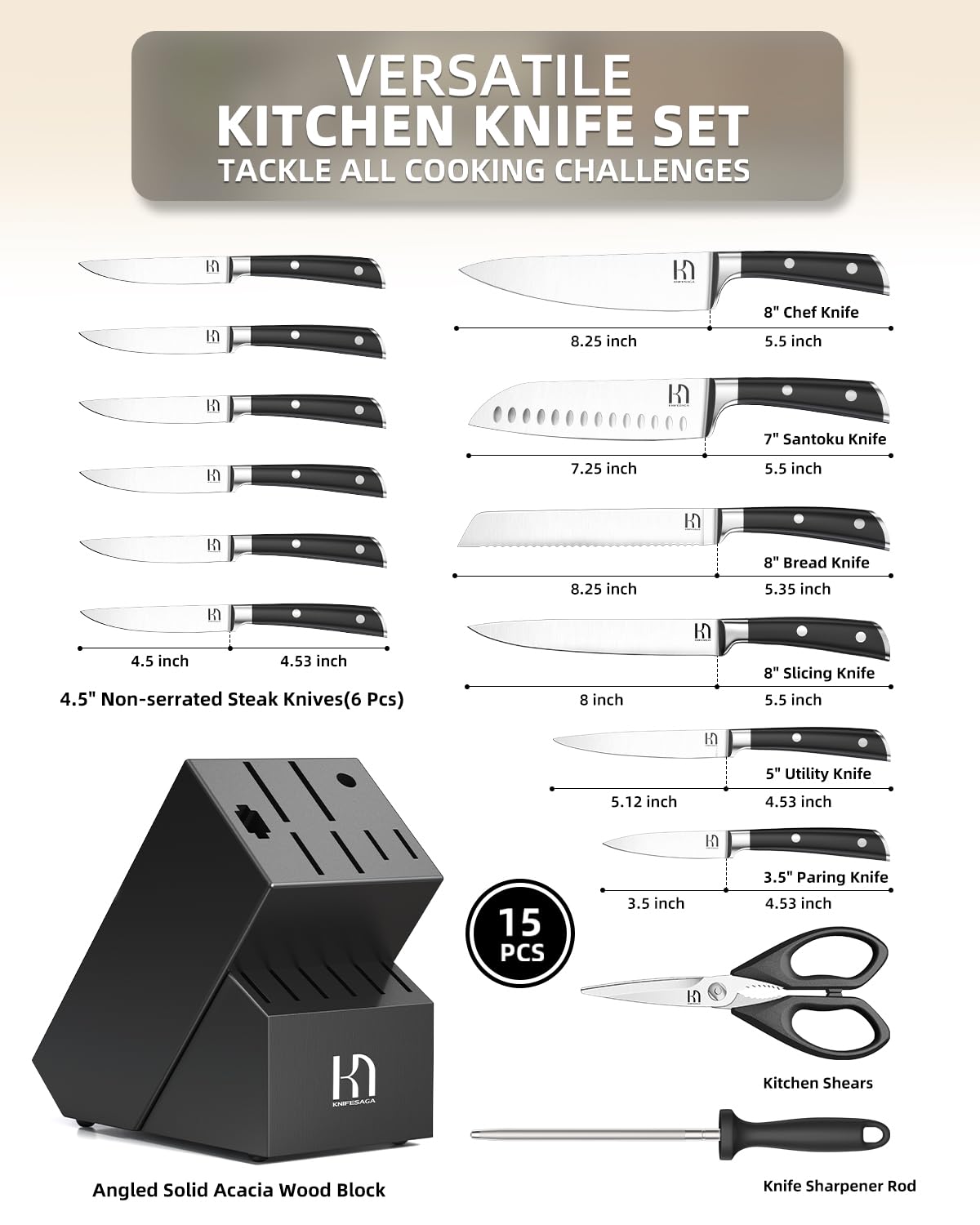 KnifeSaga 2026 utility knife ideal for everyday tasks
