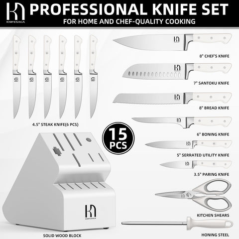 KnifeSaga 5-inch utility knife for everyday kitchen use.