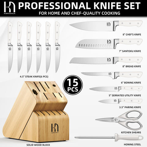 KnifeSaga 5 inch utility knife handling small tasks with accuracy.