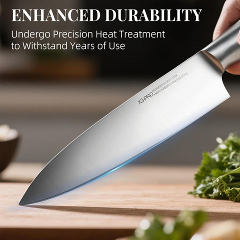 KnifeSaga 6-inch boning knife in use for precise meat prep.