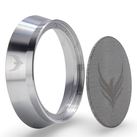 KNODOS 54mm dosing funnel for consistent espresso dosing and clean prep.