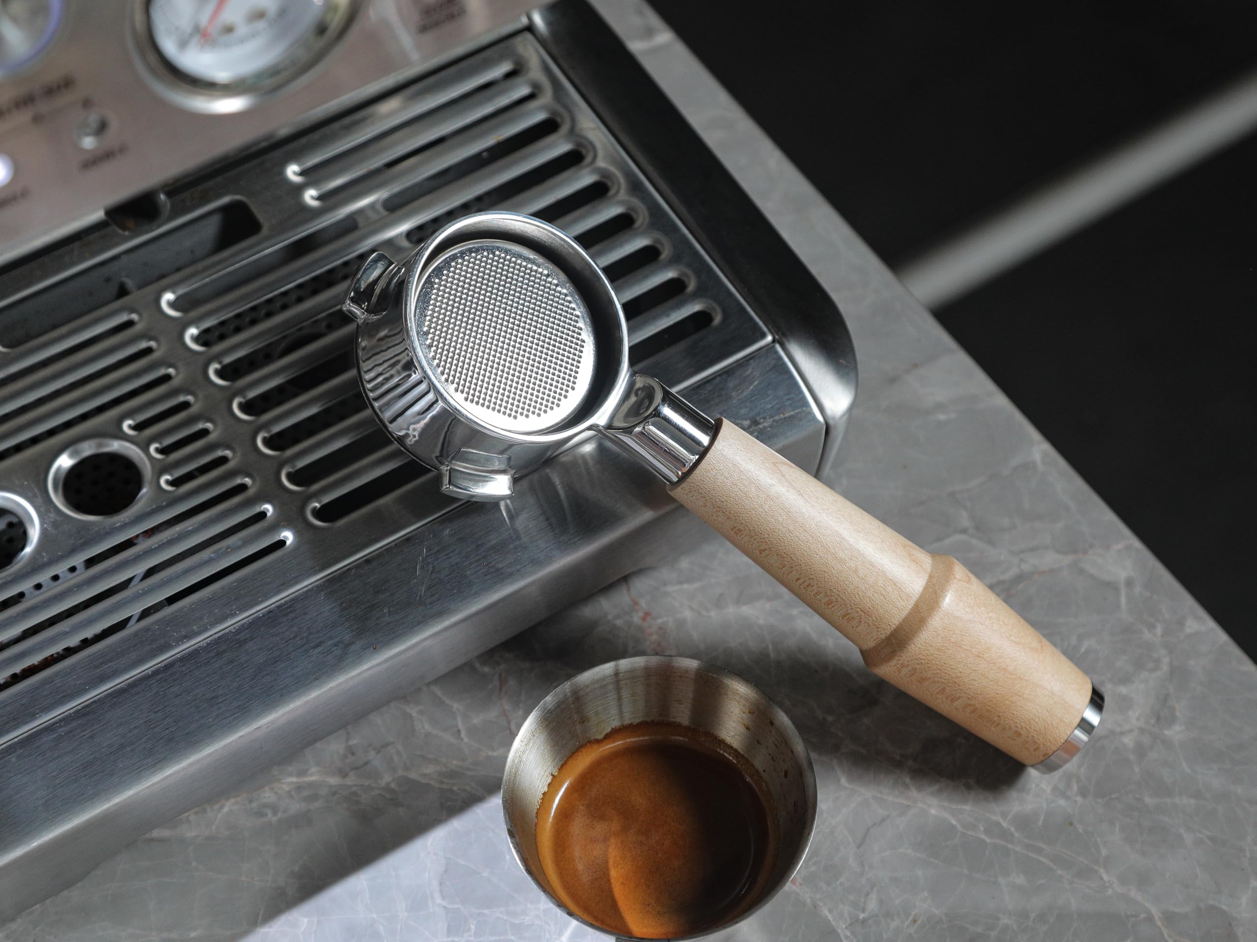 KNODOS 54mm portafilter is compatible with Barista Express and Pro series.
