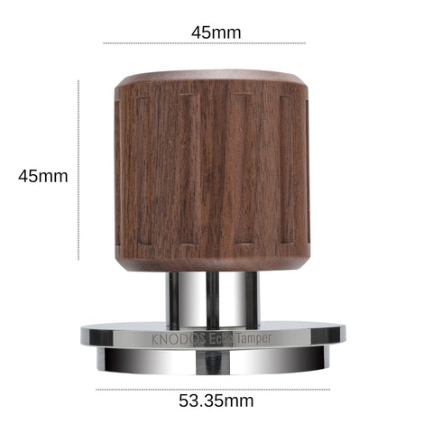 20lb replacement spring included for lighter roasts or tweaked tamping feel.