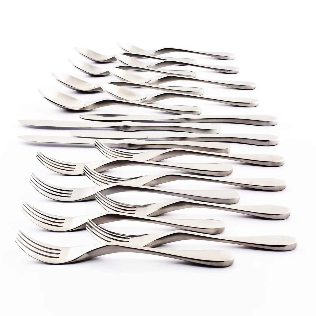 KNORK Original 20-piece dinner forks for elegant meals and easy cutting.