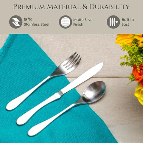 KNORK Original 20-piece tablespoons with deep scoops for soups and sauces.