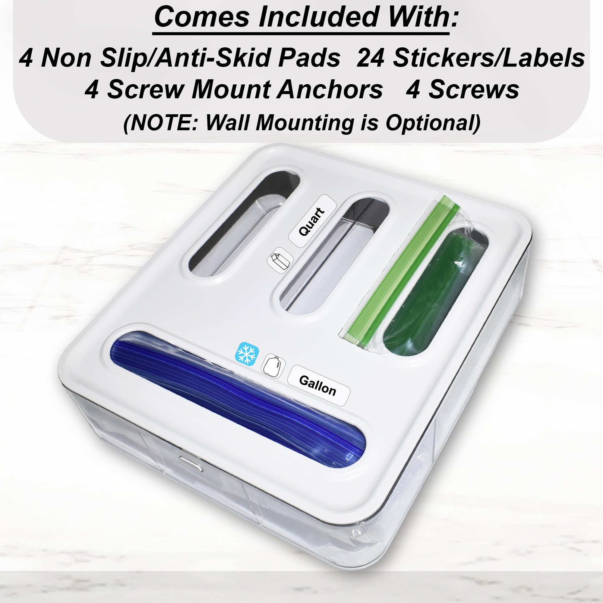 Knox wall-mount accessories kit for versatile placement.